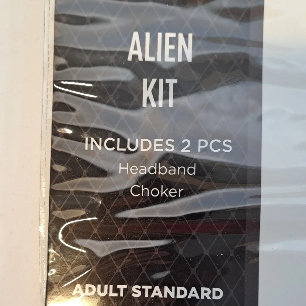 Alien Kit Pink Headband and Choker Set - Picture 2 of 9